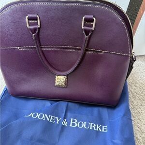 Dooney & Bourke Rich Purple Satchel